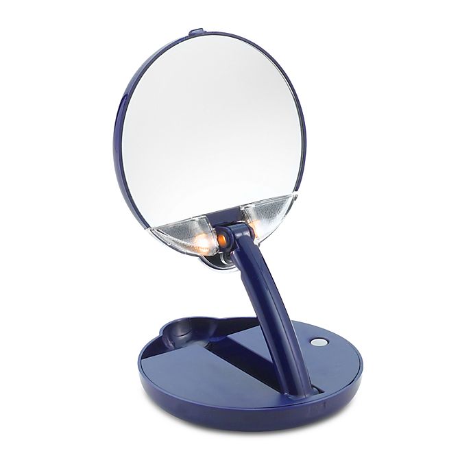 Floxite 15x Mirror Mate Lighted, 15x Magnifying Mirror Lighted