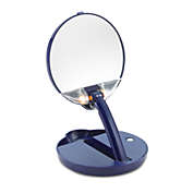 Floxite 15X Mirror Mate&trade; LED Lighted Adjustable Compact