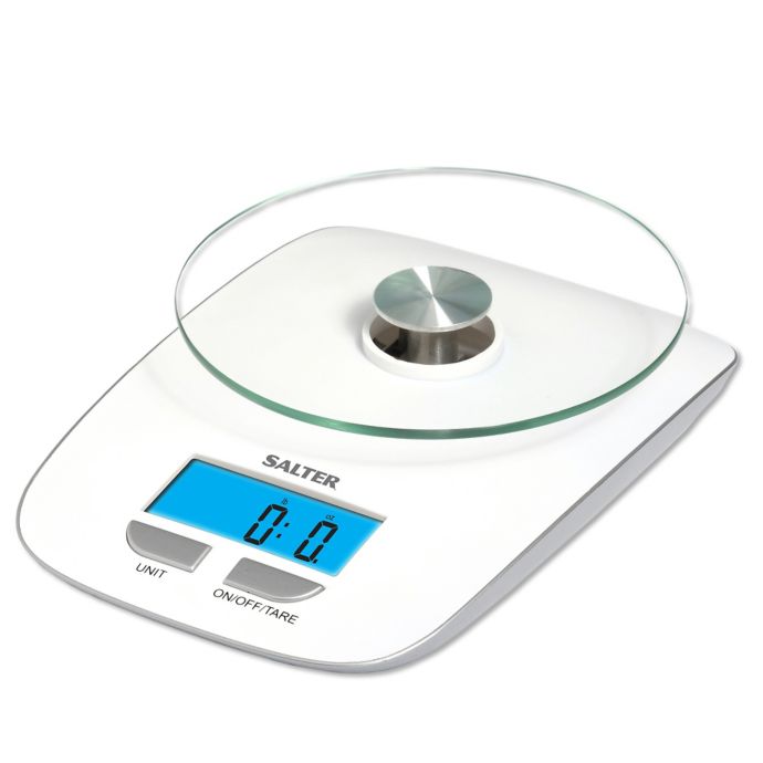 Salter Digital Kitchen Scale In White Bed Bath And Beyond Canada