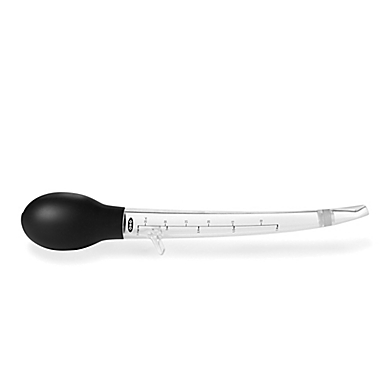 OXO Good Grips&reg; Angled Turkey Baster with Cleaning Brush. View a larger version of this product image.