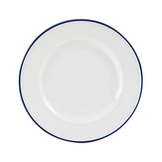 Alternate image 1 for Everyday White® by Fitz and Floyd® Blue Rim Salad Plate