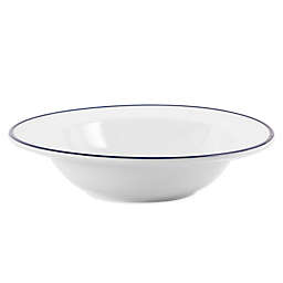 Everyday White® by Fitz and Floyd® Blue Rim Soup Bowl