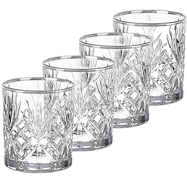 Lorren Home Trends Reagan Double Old Fashioned Glasses (Set of 4). View a larger version of this product image.