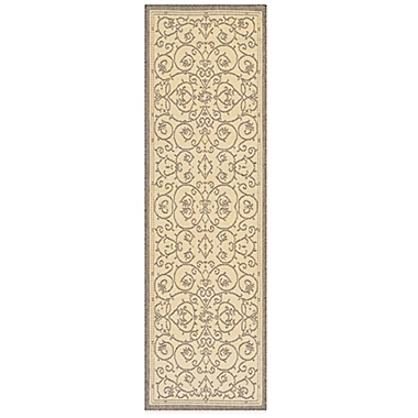 Couristan&reg; Veranda 2-Foot 3-Inch x 3-Foot 7-Inch 10-Inch Indoor/Outdoor Rug in Natural/Cocoa. View a larger version of this product image.