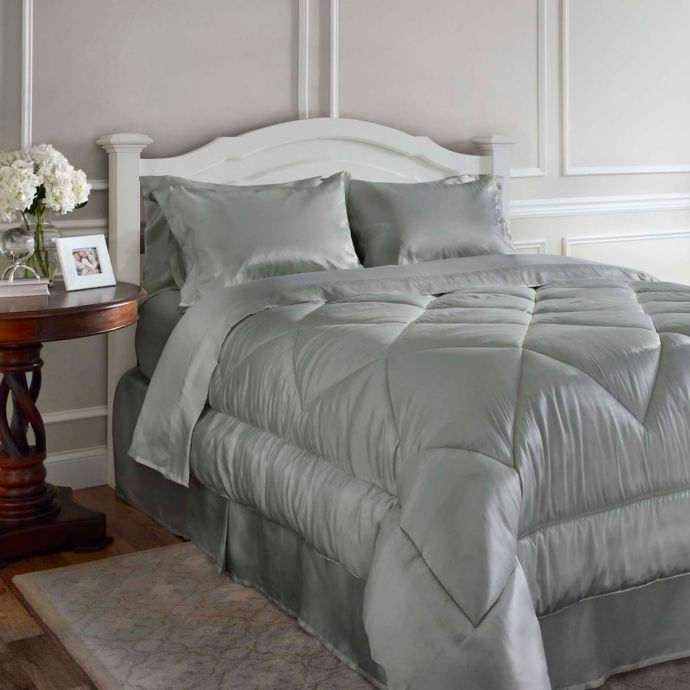 Satin Luxury Comforter Set | Bed Bath & Beyond