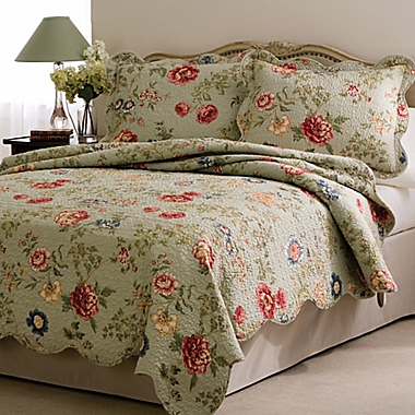 Eden&#39;s Garden Full/Queen Quilt Set. View a larger version of this product image.