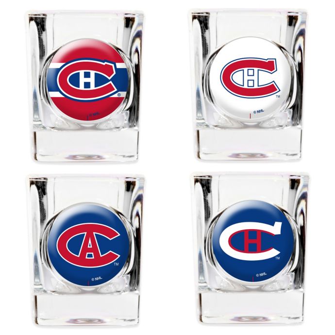 NHL Montreal Canadiens Collector's Shot Glasses (Set of 4) Bed Bath