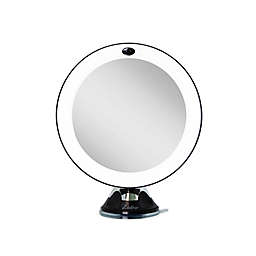 Zadro® 1x/10x LED Lighted Travel Mirror in White