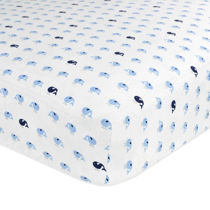 Just Born Classic Collection Jonah Fitted Crib Sheet In Navy