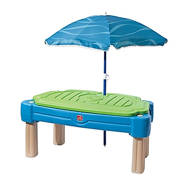 Step2&reg; Cascading Cove Water Table with Umbrella. View a larger version of this product image.