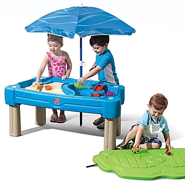 Step2&reg; Cascading Cove Water Table with Umbrella. View a larger version of this product image.
