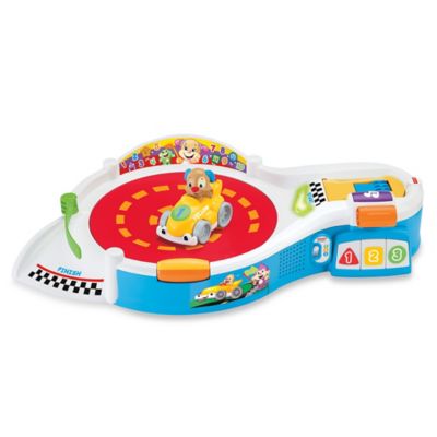 floating race track bath toy