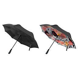 BetterBrella™ Reverse Close Umbrella with Flashlight in Black