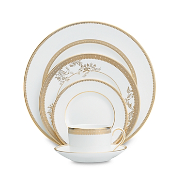 Vera Wang Wedgwood&reg; Lace Gold 5-Piece Place Setting. View a larger version of this product image.