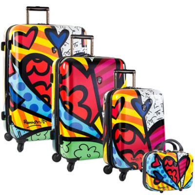 romero britto suitcase