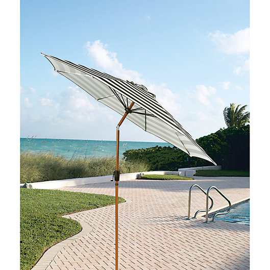 Alternate image 1 for W Home™ 9-Foot Striped Cabana Umbrella