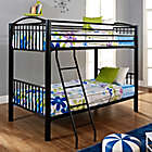 Alternate image 0 for Heavy Metal Twin Over Twin Bunk Bed in Black