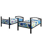 Alternate image 1 for Heavy Metal Twin Over Twin Bunk Bed in Black