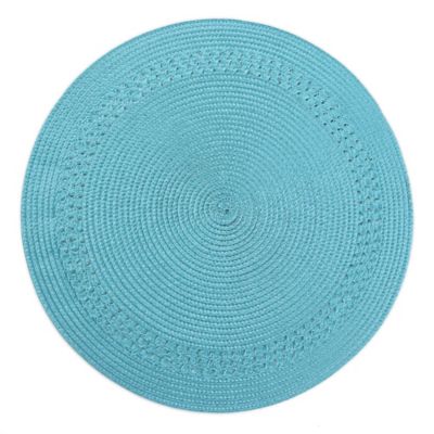Destination Summer Spiral Border Round Placemat Bed Bath and Beyond