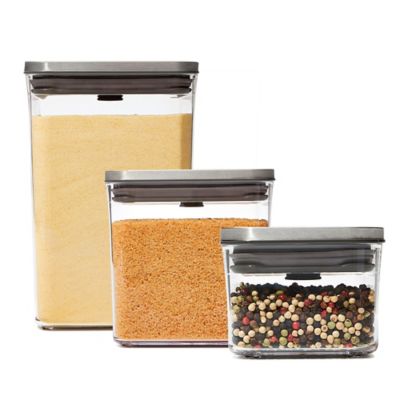 OXO&reg; POP Steel Square Food Container