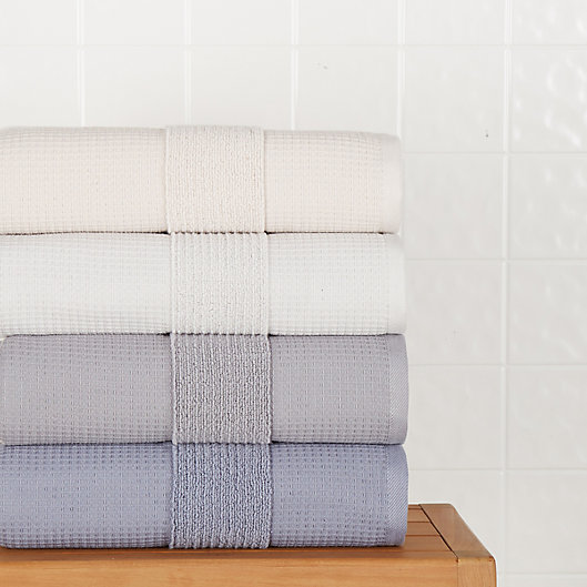 Alternate image 1 for Haven™ Organic Cotton Waffle & Terry Bath Towel Collection