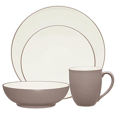 Noritake&reg; Colorwave Coupe 4-Piece Place Setting in Clay. View a larger version of this product image.