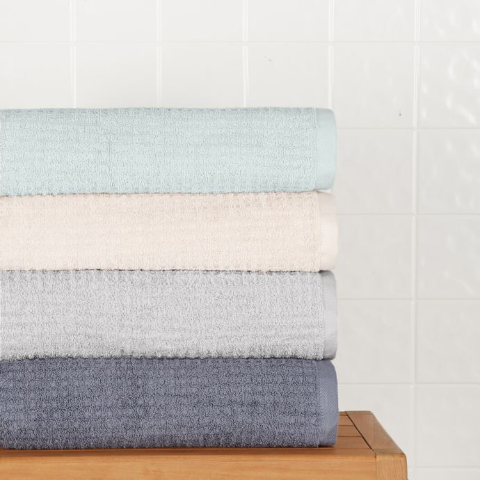 Haven™ Organic Cotton Textured Terry Bath Towel Collection Bed Bath