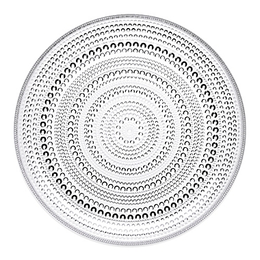 Iittala Kastehelmi Dinner Plate in Clear. View a larger version of this product image.
