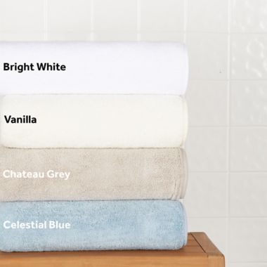 Haven&trade; Turkish Cotton Washcloth in Bright White. View a larger version of this product image.