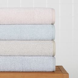 Haven™ Heathered Pebble Bath Towel Collection