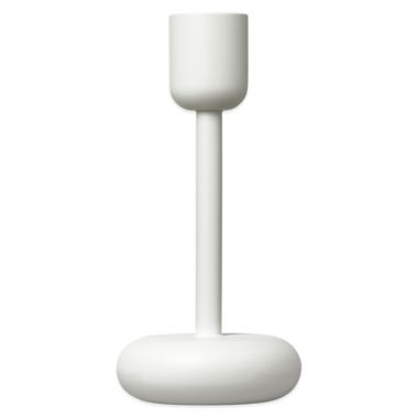 Iittala Nappula 7-Inch Candle Holder in White. View a larger version of this product image.