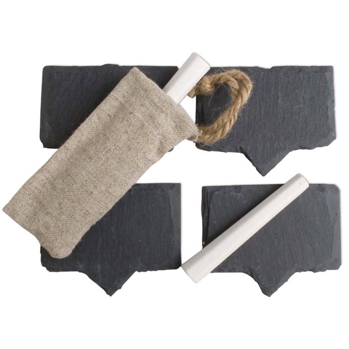 Cheese Marker Set in Slate (Set of 4) Bed Bath & Beyond