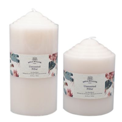 Bee &amp; Willow&trade; Core Unscented Pillar Candle in Ivory