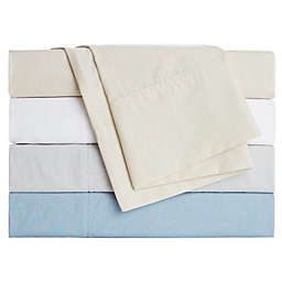 Nestwell™ Garment Washed Percale 180-Thread-Count Twin XL Sheet Set in Birch