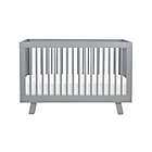 Alternate image 2 for Babyletto Hudson 3-in-1 Convertible Crib in Grey