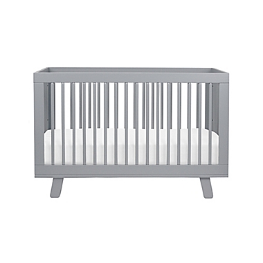 Babyletto Hudson 3-in-1 Convertible Crib in Grey. View a larger version of this product image.