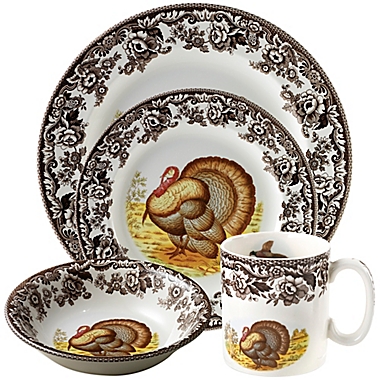 Spode&reg; Woodland Turkey Dinnerware Collection. View a larger version of this product image.