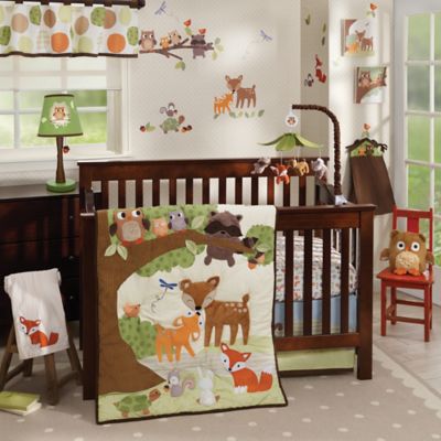 woodland crib bumper