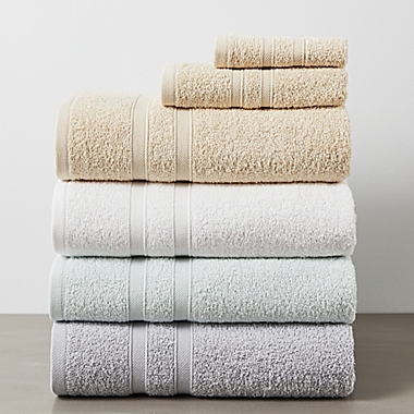 A&B Traders Hotel Quality White Towels Set 2 Hand Towels and 2 Bath Towels 100% Organic Cotton 