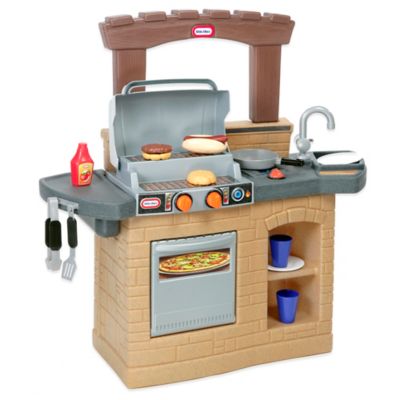 little tikes play kitchen with attached grill