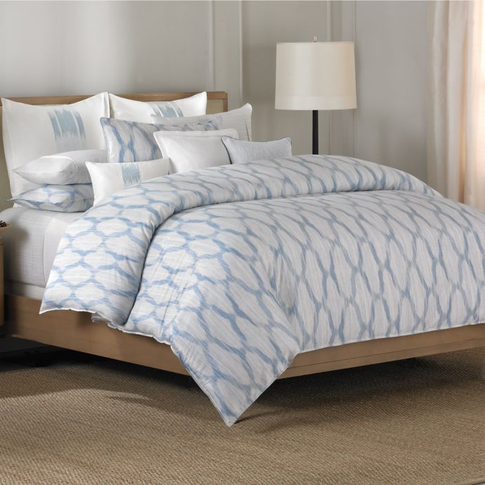 Barbara Barry Alpen Duvet Cover In Delft Bed Bath Beyond