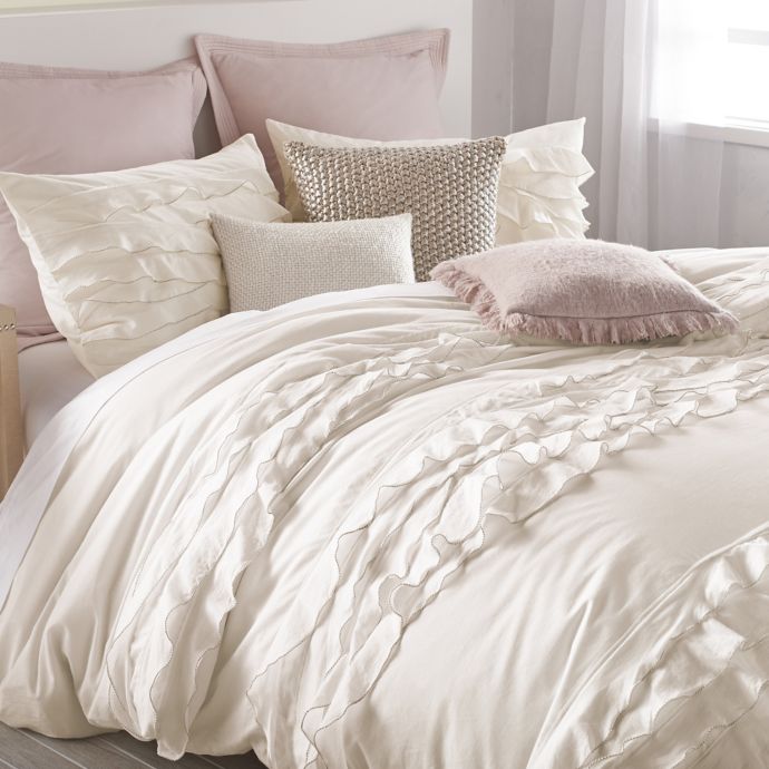 Dkny Flirt Pillow Sham In Off White Bed Bath And Beyond Canada
