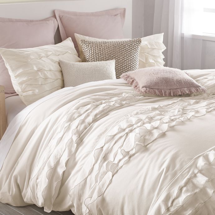 Dkny Flirt Duvet Cover In Off White Bed Bath Beyond