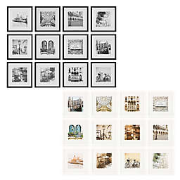 Gallery Perfect 12-Piece Wall Frame Set with White Mat
