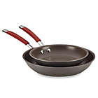 Alternate image 0 for Rachael Ray Cucina Twin-Pack Skillet Set in Grey/Cranberry