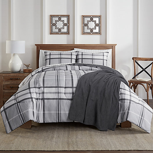 Alternate image 1 for Lee 8-Piece California King Comforter Set in Grey