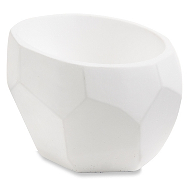 Kate Aspen&reg; "Modern Garden" Geometric Planters in White (Set of 4). View a larger version of this product image.