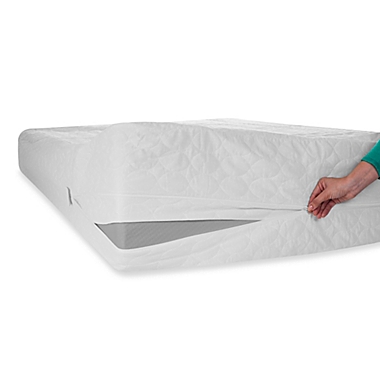 Remedy Bed Bug and Dust Mite Queen Mattress Protector in White. View a larger version of this product image.