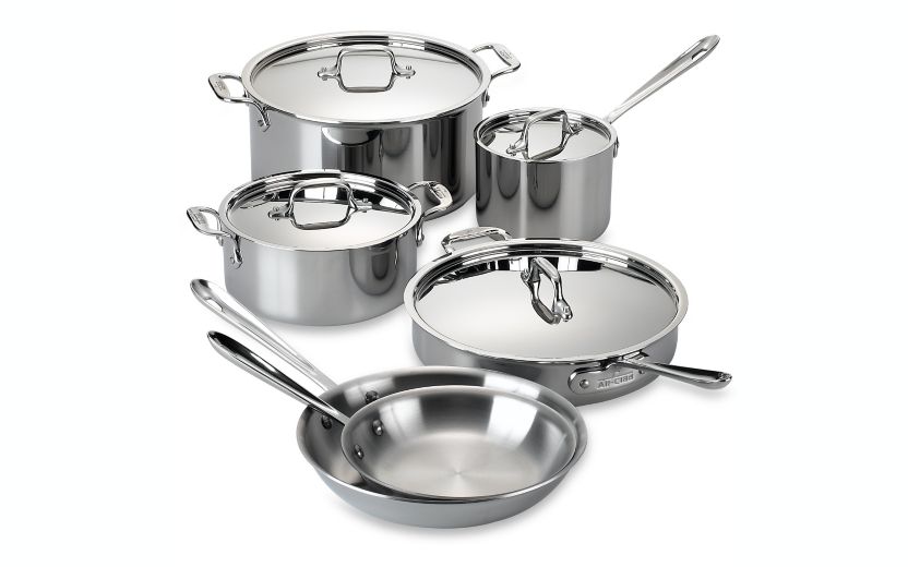 lagostina expert clad 10pc cookware set