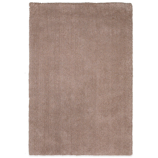 Alternate image 1 for KAS Bliss Solid Shag 3-Foot 3-Inch x 5-Foot 3-Inch Rug in Beige